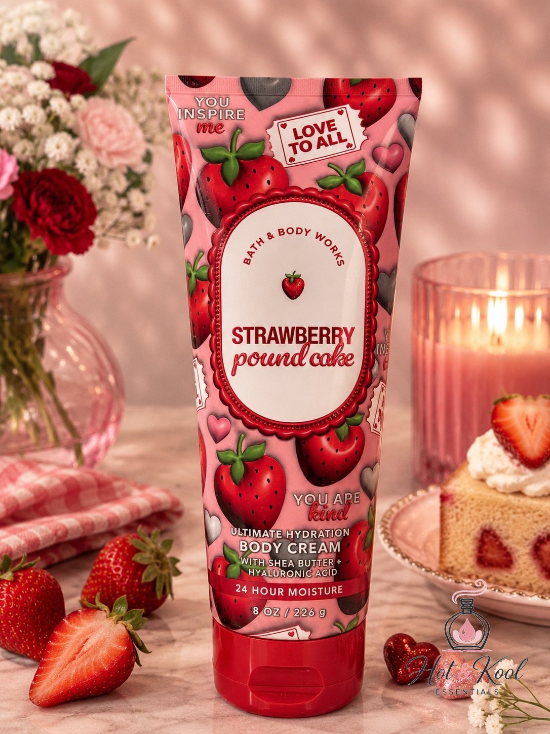 Strawberry Pound Cake