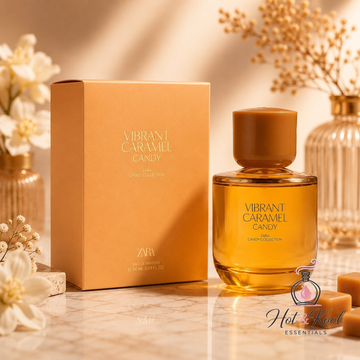 Vibrant Caramel Candy
