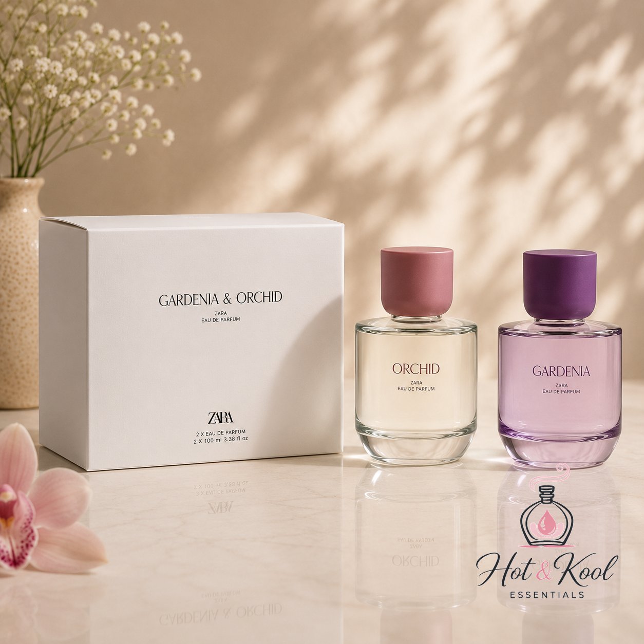 Gardenia + Orchid 2-in-1