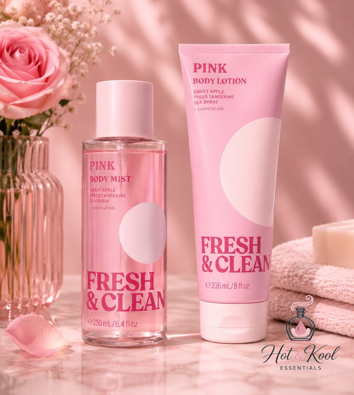 Fresh and Clean Lotion & Body Mist Set